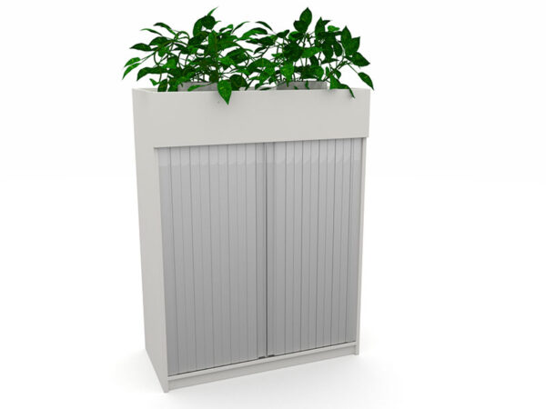 Mascot Tambour Storage + Planter Box