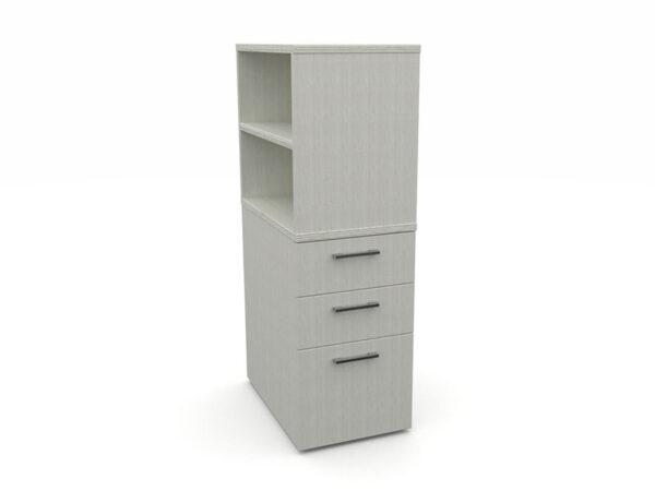 Mascot Tower with Drawers and Open Shelves