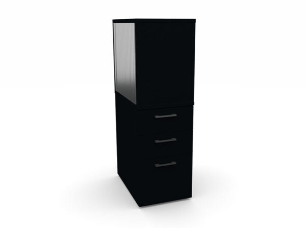Mascot Tower with Pull-Out Shelving