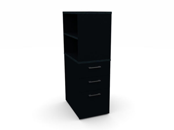 Mascot Tower with Drawers and Open Shelves