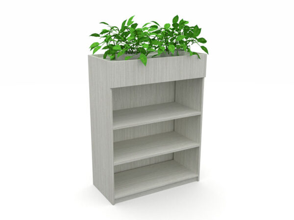 Mascot Bookcase + Planter Box