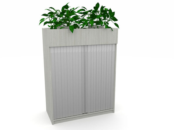 Mascot Tambour Storage + Planter Box